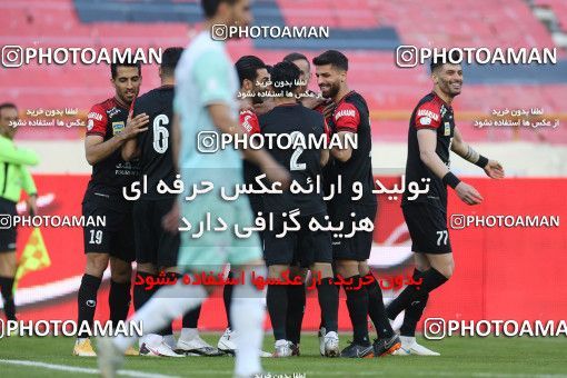 1598475, Tehran, Iran, لیگ برتر فوتبال ایران، Persian Gulf Cup، Week 16، Second Leg، Persepolis 1 v 0 Saipa on 2021/03/01 at Azadi Stadium