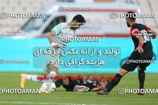 1598563, Tehran, Iran, لیگ برتر فوتبال ایران، Persian Gulf Cup، Week 16، Second Leg، Persepolis 1 v 0 Saipa on 2021/03/01 at Azadi Stadium
