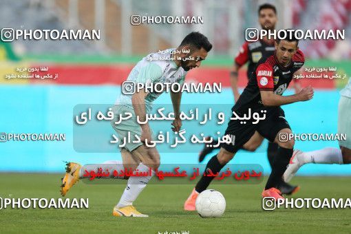 1598688, Tehran, Iran, لیگ برتر فوتبال ایران، Persian Gulf Cup، Week 16، Second Leg، Persepolis 1 v 0 Saipa on 2021/03/01 at Azadi Stadium
