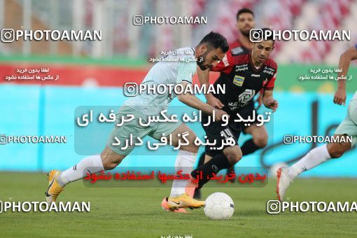 1598668, Tehran, Iran, لیگ برتر فوتبال ایران، Persian Gulf Cup، Week 16، Second Leg، Persepolis 1 v 0 Saipa on 2021/03/01 at Azadi Stadium
