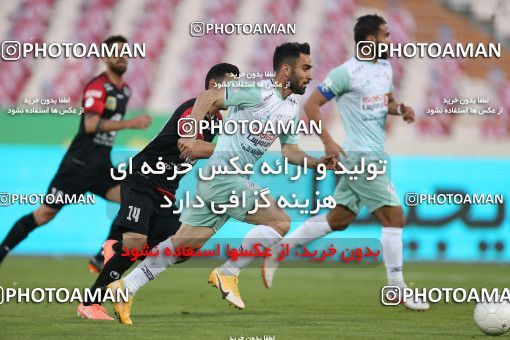 1598612, Tehran, Iran, لیگ برتر فوتبال ایران، Persian Gulf Cup، Week 16، Second Leg، Persepolis 1 v 0 Saipa on 2021/03/01 at Azadi Stadium