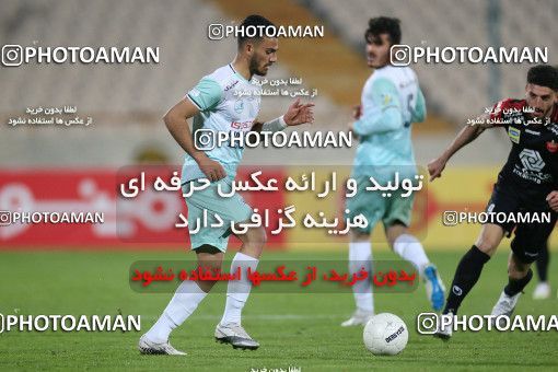 1598914, Tehran, Iran, لیگ برتر فوتبال ایران، Persian Gulf Cup، Week 16، Second Leg، Persepolis 1 v 0 Saipa on 2021/03/01 at Azadi Stadium