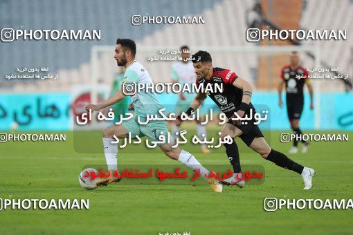 1598420, Tehran, Iran, لیگ برتر فوتبال ایران، Persian Gulf Cup، Week 16، Second Leg، Persepolis 1 v 0 Saipa on 2021/03/01 at Azadi Stadium