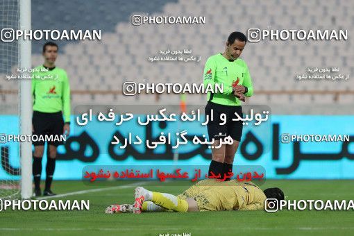 1598408, Tehran, Iran, لیگ برتر فوتبال ایران، Persian Gulf Cup، Week 16، Second Leg، Persepolis 1 v 0 Saipa on 2021/03/01 at Azadi Stadium