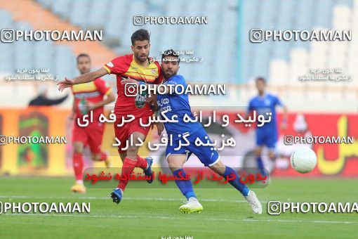1605471, Tehran, , لیگ برتر فوتبال ایران، Persian Gulf Cup، Week 17، Second Leg، Esteghlal 1 v 0 Foulad Khouzestan on 2021/03/06 at Azadi Stadium