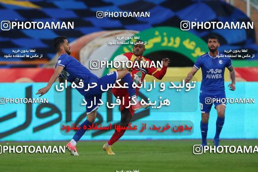 1605486, Tehran, , لیگ برتر فوتبال ایران، Persian Gulf Cup، Week 17، Second Leg، Esteghlal 1 v 0 Foulad Khouzestan on 2021/03/06 at Azadi Stadium
