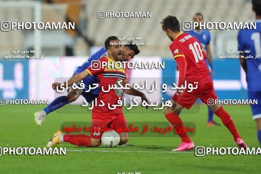 1605468, Tehran, , لیگ برتر فوتبال ایران، Persian Gulf Cup، Week 17، Second Leg، Esteghlal 1 v 0 Foulad Khouzestan on 2021/03/06 at Azadi Stadium