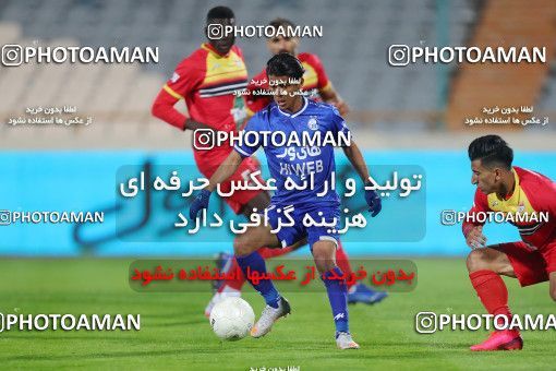 1605473, Tehran, , لیگ برتر فوتبال ایران، Persian Gulf Cup، Week 17، Second Leg، Esteghlal 1 v 0 Foulad Khouzestan on 2021/03/06 at Azadi Stadium