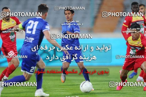 1605485, Tehran, , لیگ برتر فوتبال ایران، Persian Gulf Cup، Week 17، Second Leg، Esteghlal 1 v 0 Foulad Khouzestan on 2021/03/06 at Azadi Stadium