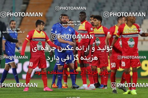 1605456, Tehran, , لیگ برتر فوتبال ایران، Persian Gulf Cup، Week 17، Second Leg، Esteghlal 1 v 0 Foulad Khouzestan on 2021/03/06 at Azadi Stadium