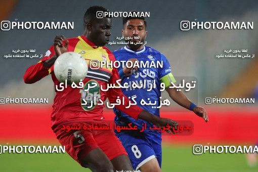 1605464, Tehran, , لیگ برتر فوتبال ایران، Persian Gulf Cup، Week 17، Second Leg، Esteghlal 1 v 0 Foulad Khouzestan on 2021/03/06 at Azadi Stadium