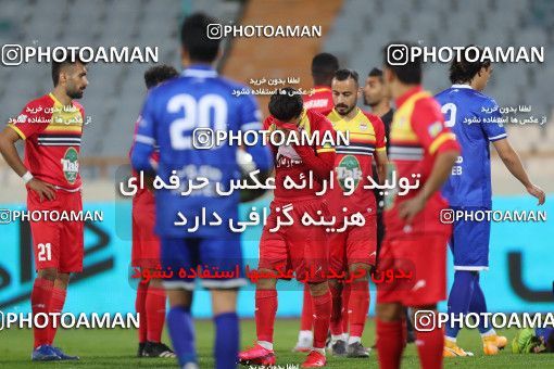 1605446, Tehran, , لیگ برتر فوتبال ایران، Persian Gulf Cup، Week 17، Second Leg، Esteghlal 1 v 0 Foulad Khouzestan on 2021/03/06 at Azadi Stadium