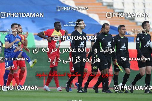 1606195, Tehran, , لیگ برتر فوتبال ایران، Persian Gulf Cup، Week 17، Second Leg، Esteghlal 1 v 0 Foulad Khouzestan on 2021/03/06 at Azadi Stadium