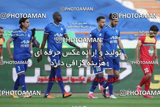 1606320, Tehran, , لیگ برتر فوتبال ایران، Persian Gulf Cup، Week 17، Second Leg، Esteghlal 1 v 0 Foulad Khouzestan on 2021/03/06 at Azadi Stadium