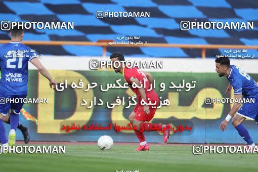1606269, Tehran, , لیگ برتر فوتبال ایران، Persian Gulf Cup، Week 17، Second Leg، Esteghlal 1 v 0 Foulad Khouzestan on 2021/03/06 at Azadi Stadium