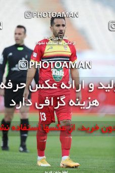 1606293, Tehran, , لیگ برتر فوتبال ایران، Persian Gulf Cup، Week 17، Second Leg، Esteghlal 1 v 0 Foulad Khouzestan on 2021/03/06 at Azadi Stadium