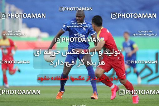 1606202, Tehran, , لیگ برتر فوتبال ایران، Persian Gulf Cup، Week 17، Second Leg، Esteghlal 1 v 0 Foulad Khouzestan on 2021/03/06 at Azadi Stadium