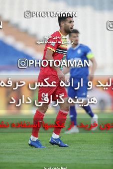 1606218, Tehran, , لیگ برتر فوتبال ایران، Persian Gulf Cup، Week 17، Second Leg، Esteghlal 1 v 0 Foulad Khouzestan on 2021/03/06 at Azadi Stadium