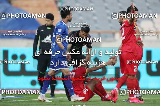 1606530, Tehran, , لیگ برتر فوتبال ایران، Persian Gulf Cup، Week 17، Second Leg، Esteghlal 1 v 0 Foulad Khouzestan on 2021/03/06 at Azadi Stadium