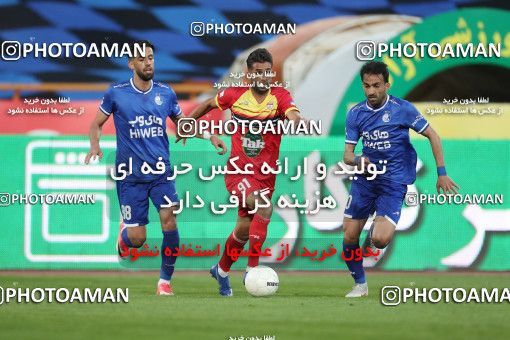 1606485, Tehran, , لیگ برتر فوتبال ایران، Persian Gulf Cup، Week 17، Second Leg، Esteghlal 1 v 0 Foulad Khouzestan on 2021/03/06 at Azadi Stadium