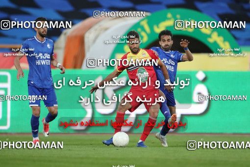 1606364, Tehran, , لیگ برتر فوتبال ایران، Persian Gulf Cup، Week 17، Second Leg، Esteghlal 1 v 0 Foulad Khouzestan on 2021/03/06 at Azadi Stadium