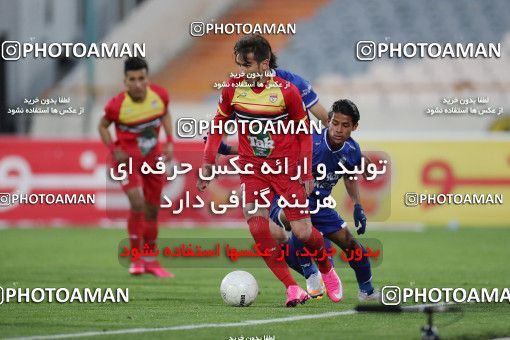 1606336, Tehran, , لیگ برتر فوتبال ایران، Persian Gulf Cup، Week 17، Second Leg، Esteghlal 1 v 0 Foulad Khouzestan on 2021/03/06 at Azadi Stadium