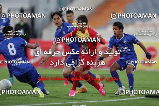 1606370, Tehran, , لیگ برتر فوتبال ایران، Persian Gulf Cup، Week 17، Second Leg، Esteghlal 1 v 0 Foulad Khouzestan on 2021/03/06 at Azadi Stadium
