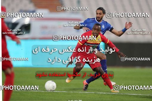 1606486, Tehran, , لیگ برتر فوتبال ایران، Persian Gulf Cup، Week 17، Second Leg، Esteghlal 1 v 0 Foulad Khouzestan on 2021/03/06 at Azadi Stadium