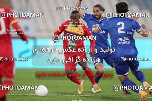 1606435, Tehran, , لیگ برتر فوتبال ایران، Persian Gulf Cup، Week 17، Second Leg، Esteghlal 1 v 0 Foulad Khouzestan on 2021/03/06 at Azadi Stadium