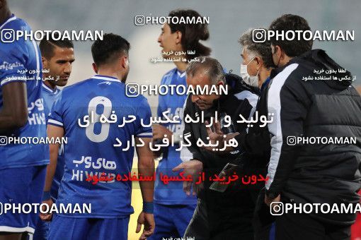 1606448, Tehran, , لیگ برتر فوتبال ایران، Persian Gulf Cup، Week 17، Second Leg، Esteghlal 1 v 0 Foulad Khouzestan on 2021/03/06 at Azadi Stadium