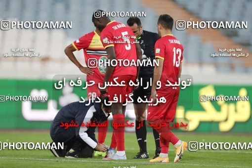 1606399, Tehran, , لیگ برتر فوتبال ایران، Persian Gulf Cup، Week 17، Second Leg، Esteghlal 1 v 0 Foulad Khouzestan on 2021/03/06 at Azadi Stadium