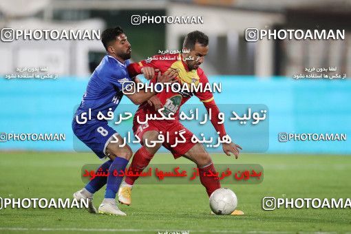 1606698, Tehran, , لیگ برتر فوتبال ایران، Persian Gulf Cup، Week 17، Second Leg، Esteghlal 1 v 0 Foulad Khouzestan on 2021/03/06 at Azadi Stadium