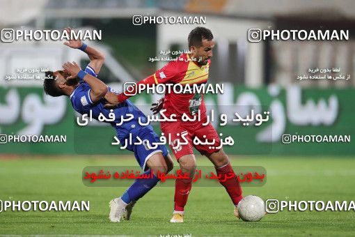 1606561, Tehran, , لیگ برتر فوتبال ایران، Persian Gulf Cup، Week 17، Second Leg، Esteghlal 1 v 0 Foulad Khouzestan on 2021/03/06 at Azadi Stadium