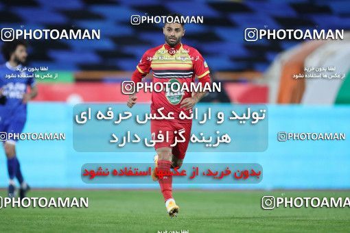 1606806, Tehran, , لیگ برتر فوتبال ایران، Persian Gulf Cup، Week 17، Second Leg، Esteghlal 1 v 0 Foulad Khouzestan on 2021/03/06 at Azadi Stadium