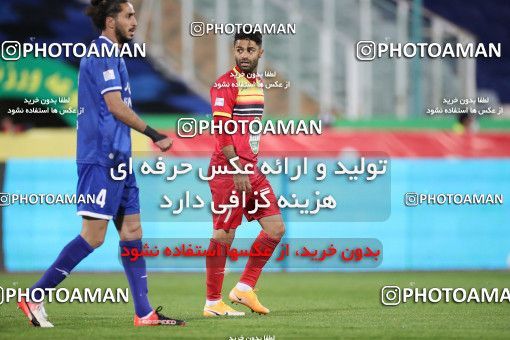 1606851, Tehran, , لیگ برتر فوتبال ایران، Persian Gulf Cup، Week 17، Second Leg، Esteghlal 1 v 0 Foulad Khouzestan on 2021/03/06 at Azadi Stadium