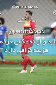 1606778, Tehran, , لیگ برتر فوتبال ایران، Persian Gulf Cup، Week 17، Second Leg، Esteghlal 1 v 0 Foulad Khouzestan on 2021/03/06 at Azadi Stadium