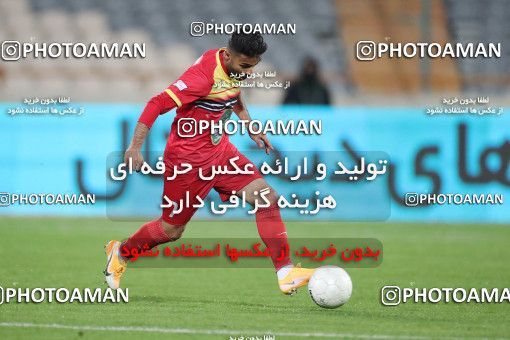 1606820, Tehran, , لیگ برتر فوتبال ایران، Persian Gulf Cup، Week 17، Second Leg، Esteghlal 1 v 0 Foulad Khouzestan on 2021/03/06 at Azadi Stadium