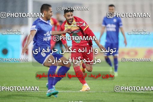 1606745, Tehran, , لیگ برتر فوتبال ایران، Persian Gulf Cup، Week 17، Second Leg، Esteghlal 1 v 0 Foulad Khouzestan on 2021/03/06 at Azadi Stadium