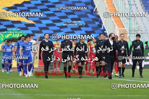 1605585, Tehran, , لیگ برتر فوتبال ایران، Persian Gulf Cup، Week 17، Second Leg، Esteghlal 1 v 0 Foulad Khouzestan on 2021/03/06 at Azadi Stadium