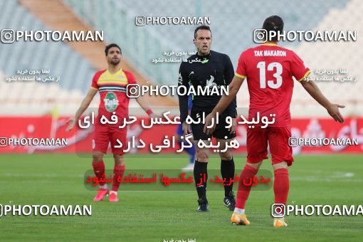 1605532, Tehran, , لیگ برتر فوتبال ایران، Persian Gulf Cup، Week 17، Second Leg، Esteghlal 1 v 0 Foulad Khouzestan on 2021/03/06 at Azadi Stadium