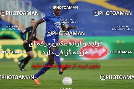 1605611, Tehran, , لیگ برتر فوتبال ایران، Persian Gulf Cup، Week 17، Second Leg، Esteghlal 1 v 0 Foulad Khouzestan on 2021/03/06 at Azadi Stadium