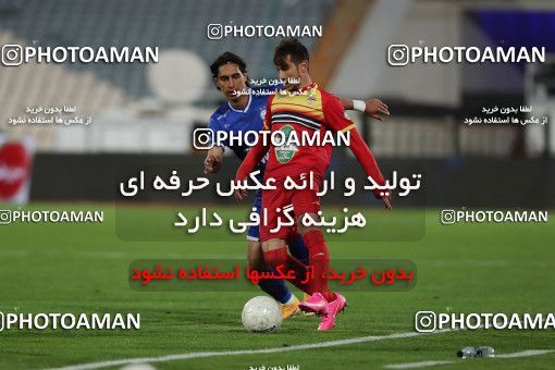 1605567, Tehran, , لیگ برتر فوتبال ایران، Persian Gulf Cup، Week 17، Second Leg، Esteghlal 1 v 0 Foulad Khouzestan on 2021/03/06 at Azadi Stadium