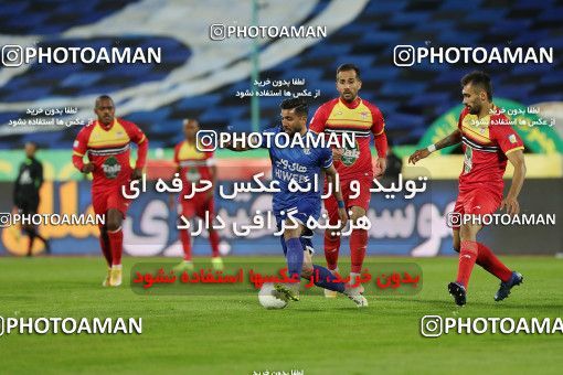 1605523, Tehran, , لیگ برتر فوتبال ایران، Persian Gulf Cup، Week 17، Second Leg، Esteghlal 1 v 0 Foulad Khouzestan on 2021/03/06 at Azadi Stadium