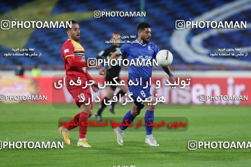 1605507, Tehran, , لیگ برتر فوتبال ایران، Persian Gulf Cup، Week 17، Second Leg، Esteghlal 1 v 0 Foulad Khouzestan on 2021/03/06 at Azadi Stadium