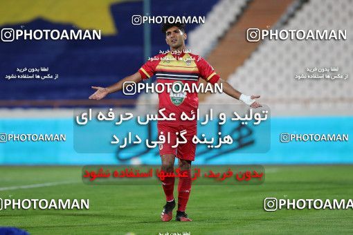 1605562, Tehran, , لیگ برتر فوتبال ایران، Persian Gulf Cup، Week 17، Second Leg، Esteghlal 1 v 0 Foulad Khouzestan on 2021/03/06 at Azadi Stadium