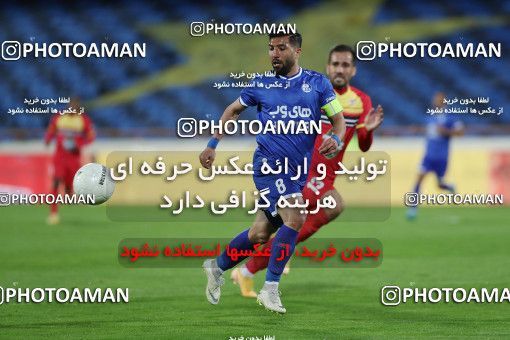 1605536, Tehran, , لیگ برتر فوتبال ایران، Persian Gulf Cup، Week 17، Second Leg، Esteghlal 1 v 0 Foulad Khouzestan on 2021/03/06 at Azadi Stadium