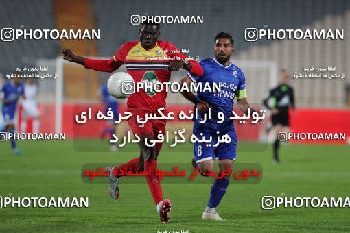 1605516, Tehran, , لیگ برتر فوتبال ایران، Persian Gulf Cup، Week 17، Second Leg، Esteghlal 1 v 0 Foulad Khouzestan on 2021/03/06 at Azadi Stadium