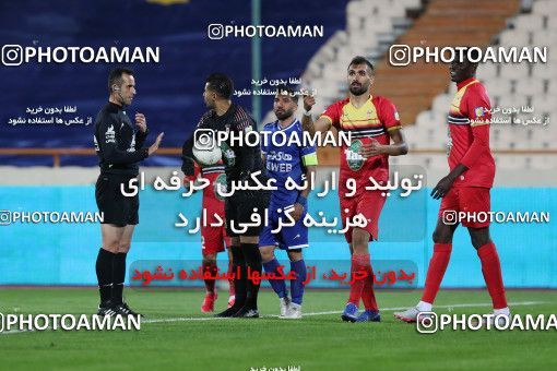 1605500, Tehran, , لیگ برتر فوتبال ایران، Persian Gulf Cup، Week 17، Second Leg، Esteghlal 1 v 0 Foulad Khouzestan on 2021/03/06 at Azadi Stadium