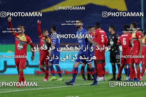 1605575, Tehran, , لیگ برتر فوتبال ایران، Persian Gulf Cup، Week 17، Second Leg، Esteghlal 1 v 0 Foulad Khouzestan on 2021/03/06 at Azadi Stadium