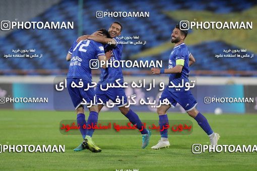 1605587, Tehran, , لیگ برتر فوتبال ایران، Persian Gulf Cup، Week 17، Second Leg، Esteghlal 1 v 0 Foulad Khouzestan on 2021/03/06 at Azadi Stadium